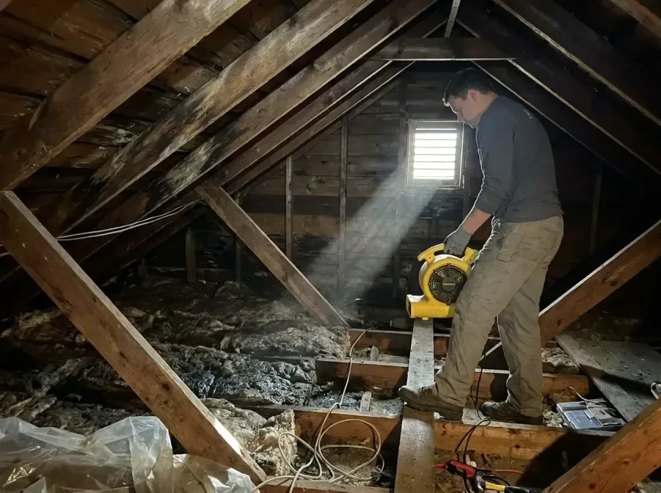 attic-water-damage-drying-proc-007 — frequently asked questions, Emergency Water Extraction & 24/7 Flood Response in Mohave…